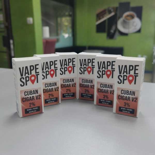 nicsalt vape spot cuban cigar 10ml 128