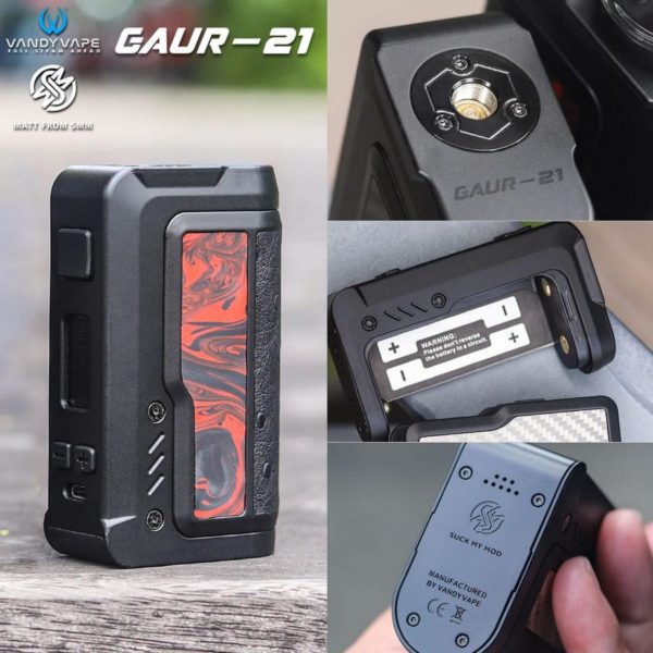 vandy vape gaur 21 200w baterijski mod 532